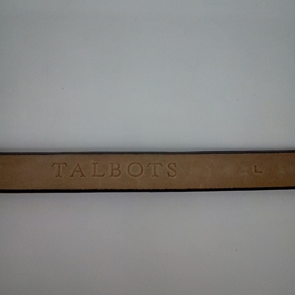 Genuine Leather Talbots Divot Black Belt Large - Picture 8 of 8